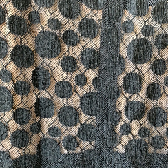 Theory Lined Black Lace Midi Dress sz 12 - Picture 3 of 7